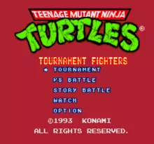Image n° 4 - screenshots  : Teenage Mutant Ninja Turtles - Tournament Fighters (Beta)